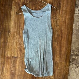Gray Sleeveless Women's Top